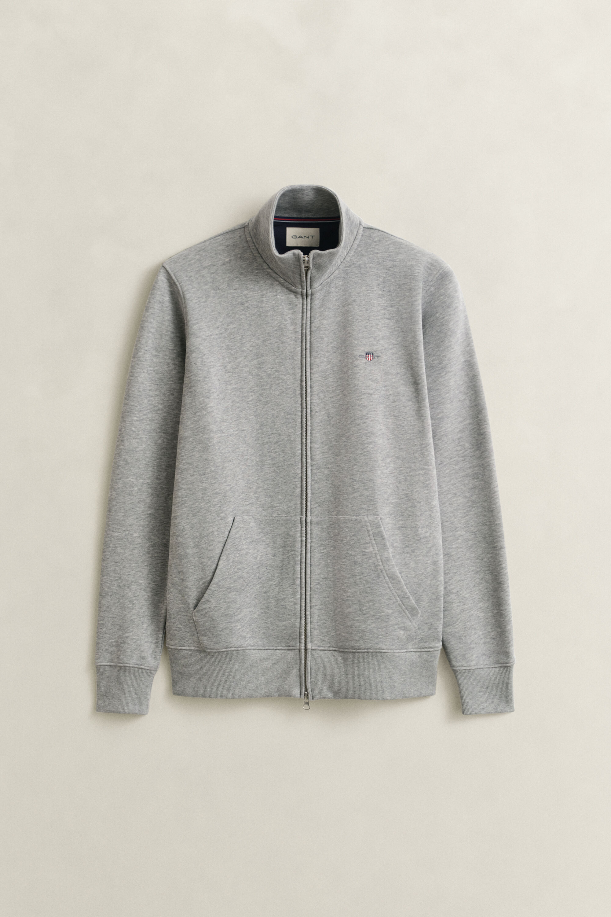Shield sweatshirt med lynlås