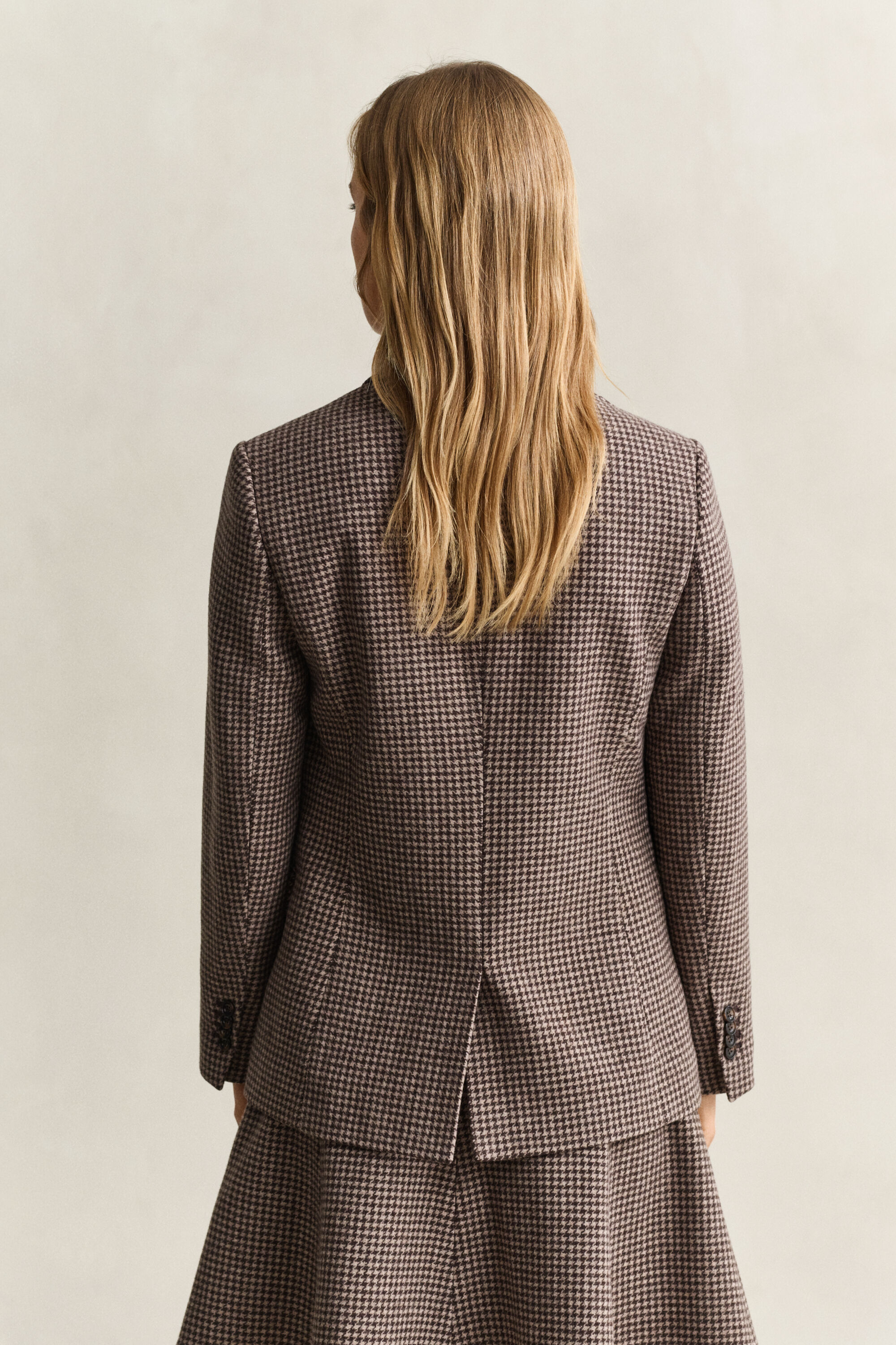 Houndstooth blazer