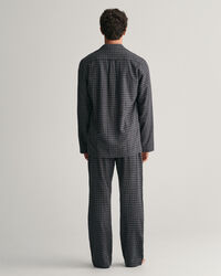 Pyjamasbukser og -skjorte af flannel i gave&aelig;ske