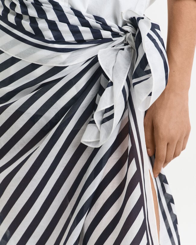 Sarong med chevron-tryk