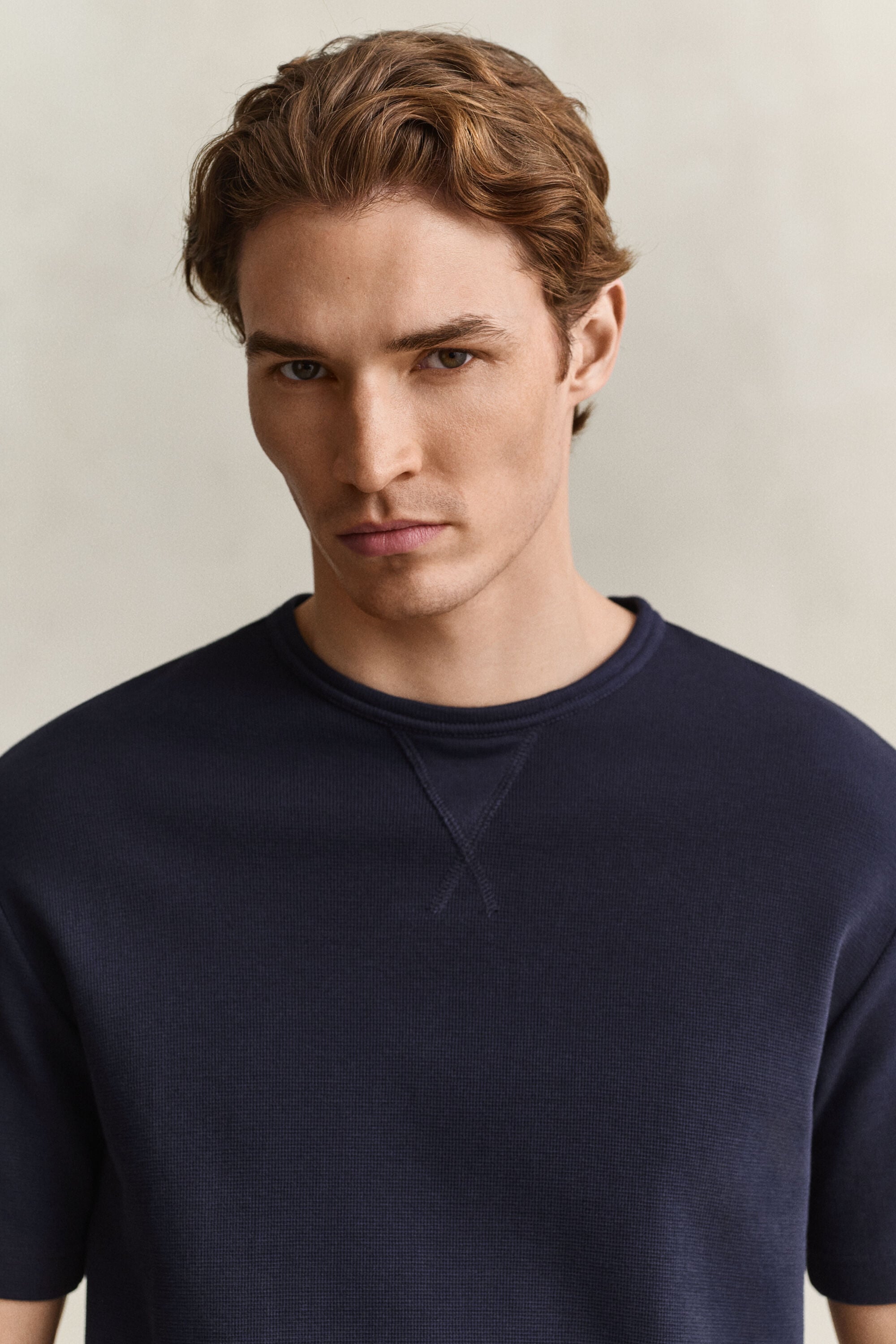 Tekstureret T-shirt