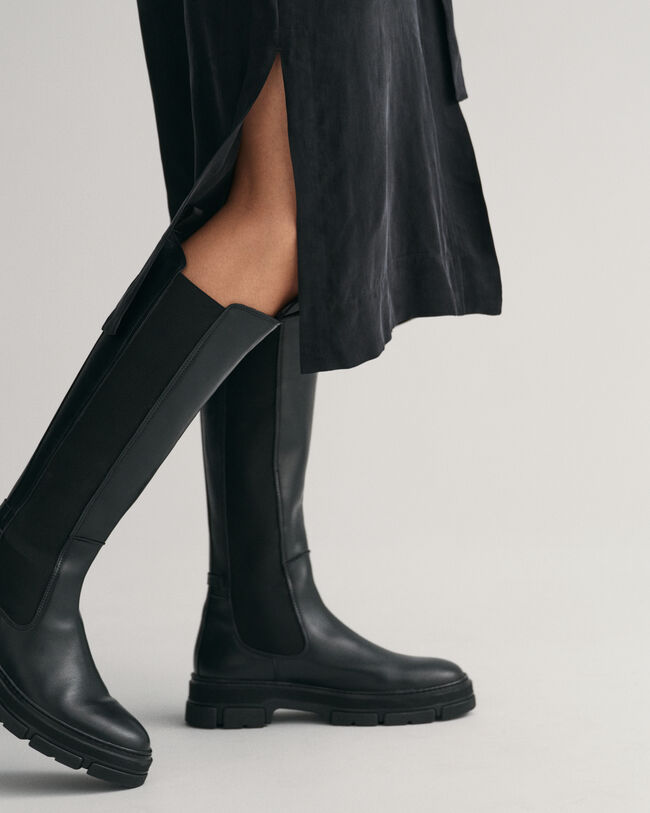 Relaxed fit utility-skjortekjole