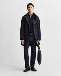 Trenchcoat i bomuldsblanding