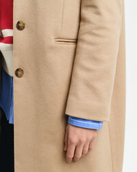 Klassisk uldfrakke med skræddersyet pasform