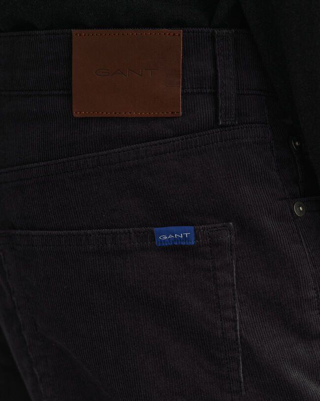 Hayes Slim fit jeans af jernbanefl&oslash;jl
