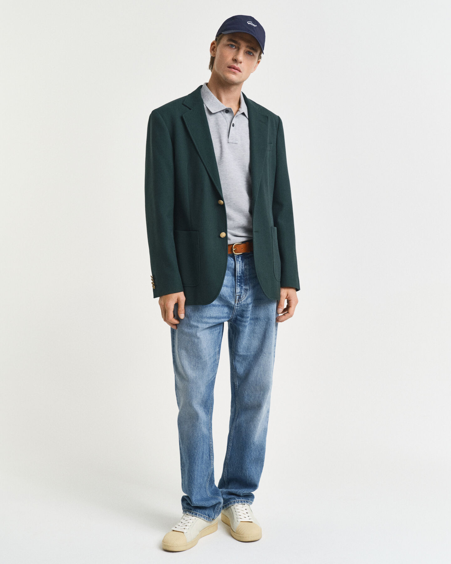 Slim fit Shield Piqué poloskjorte