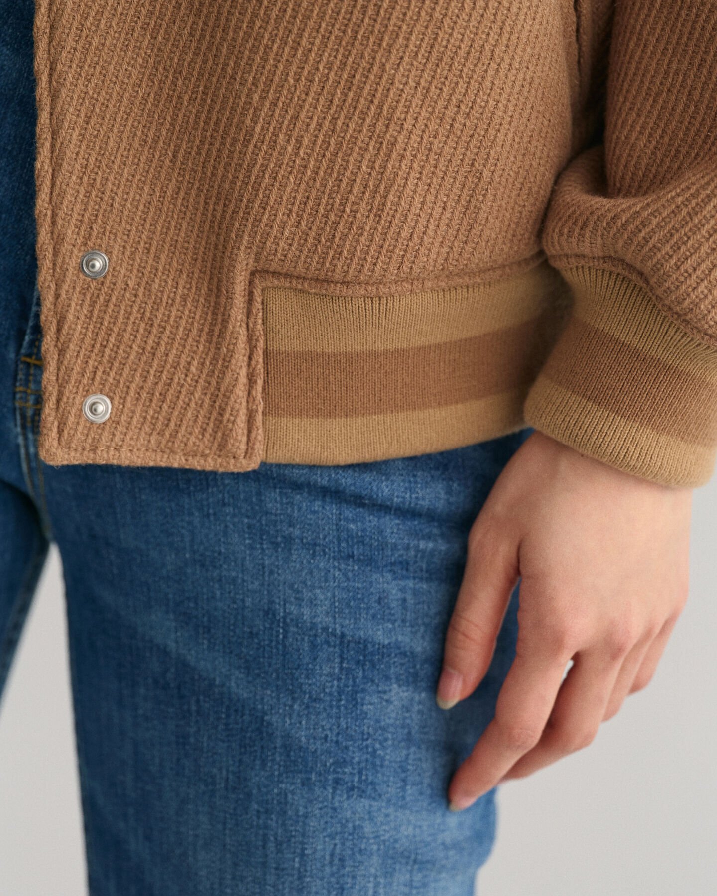 Twill GANT Varsity Jacket af uld