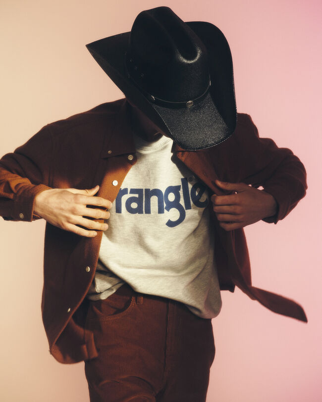Wrangler x GANT Relaxed fit uldskjorte