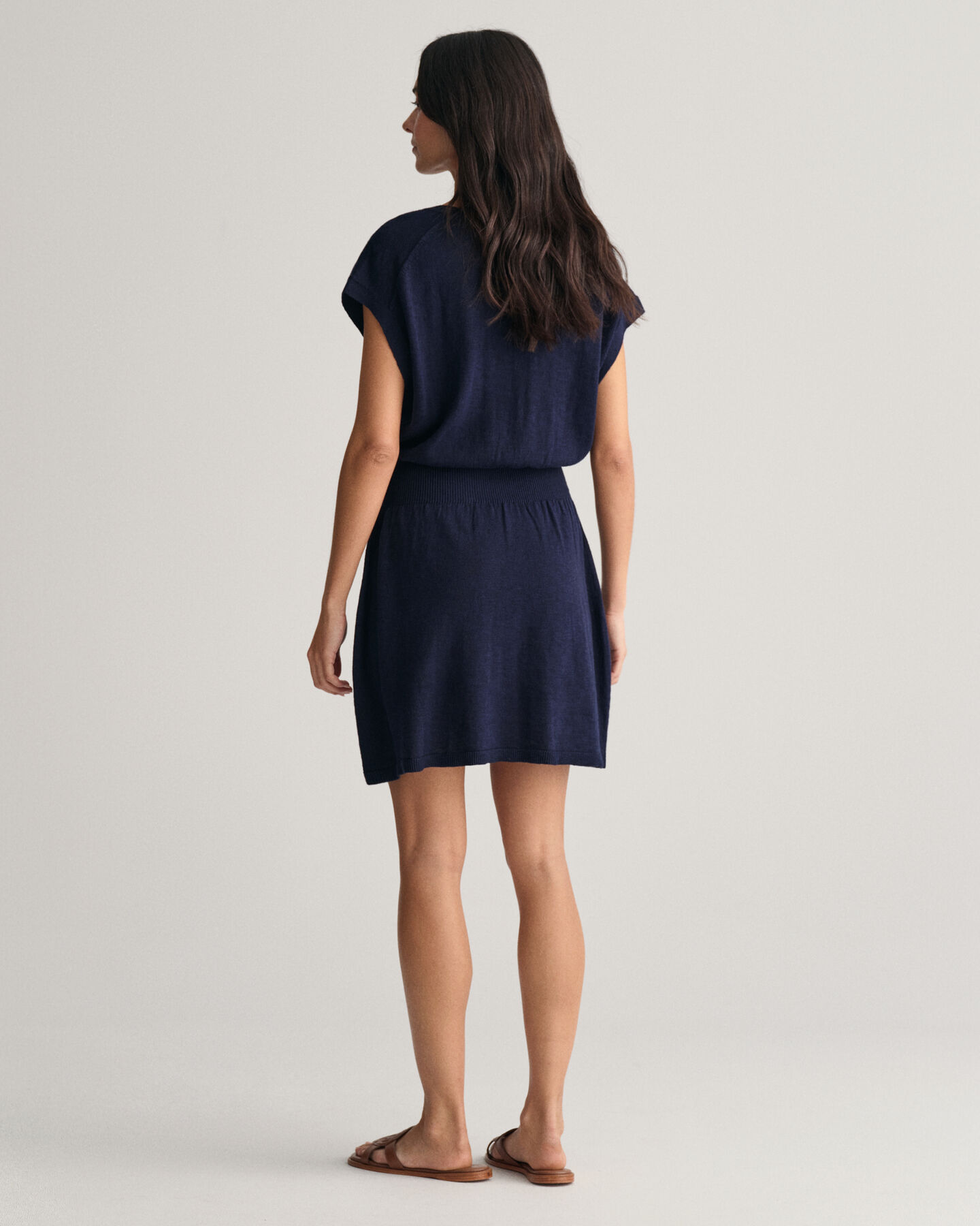 Kjole af hørblanding