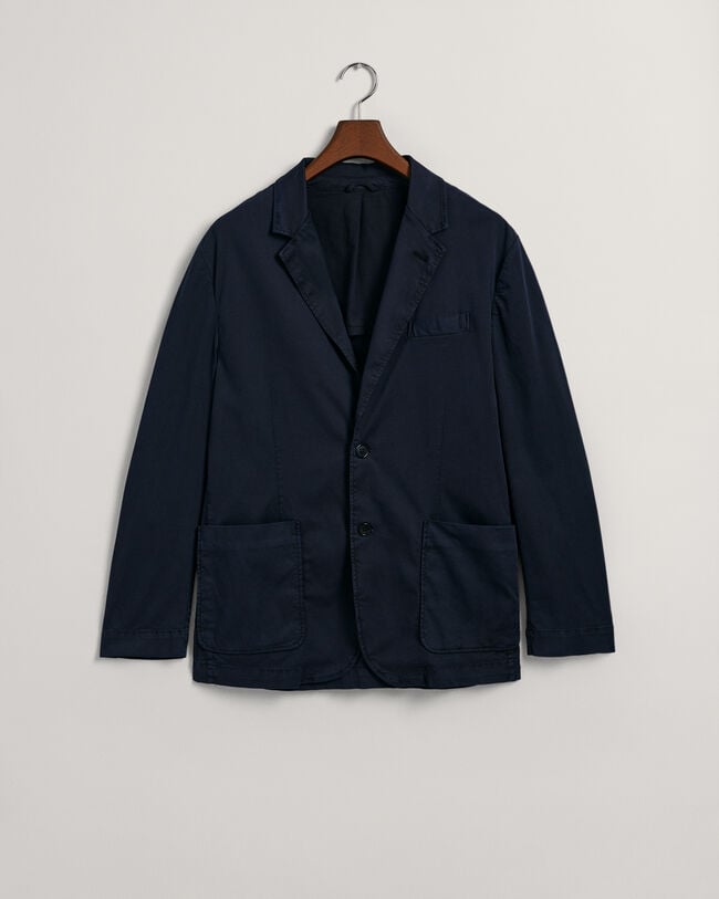 Jakkesæt-blazer af bomuld