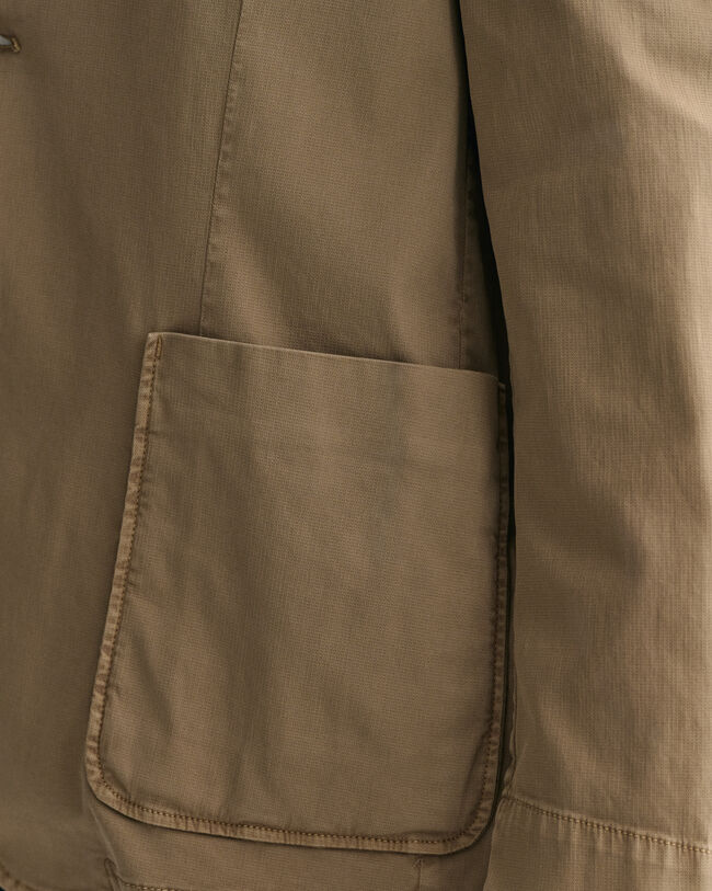 Jakkesæt-blazer af bomuld