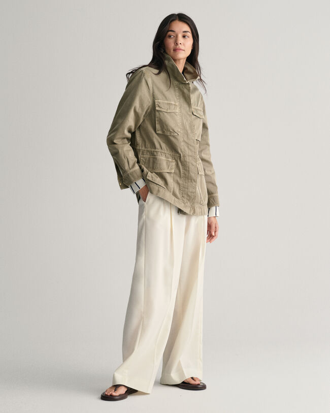 Garment-Dyed feltjakke