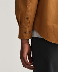 Relaxed fit skjorte af twill