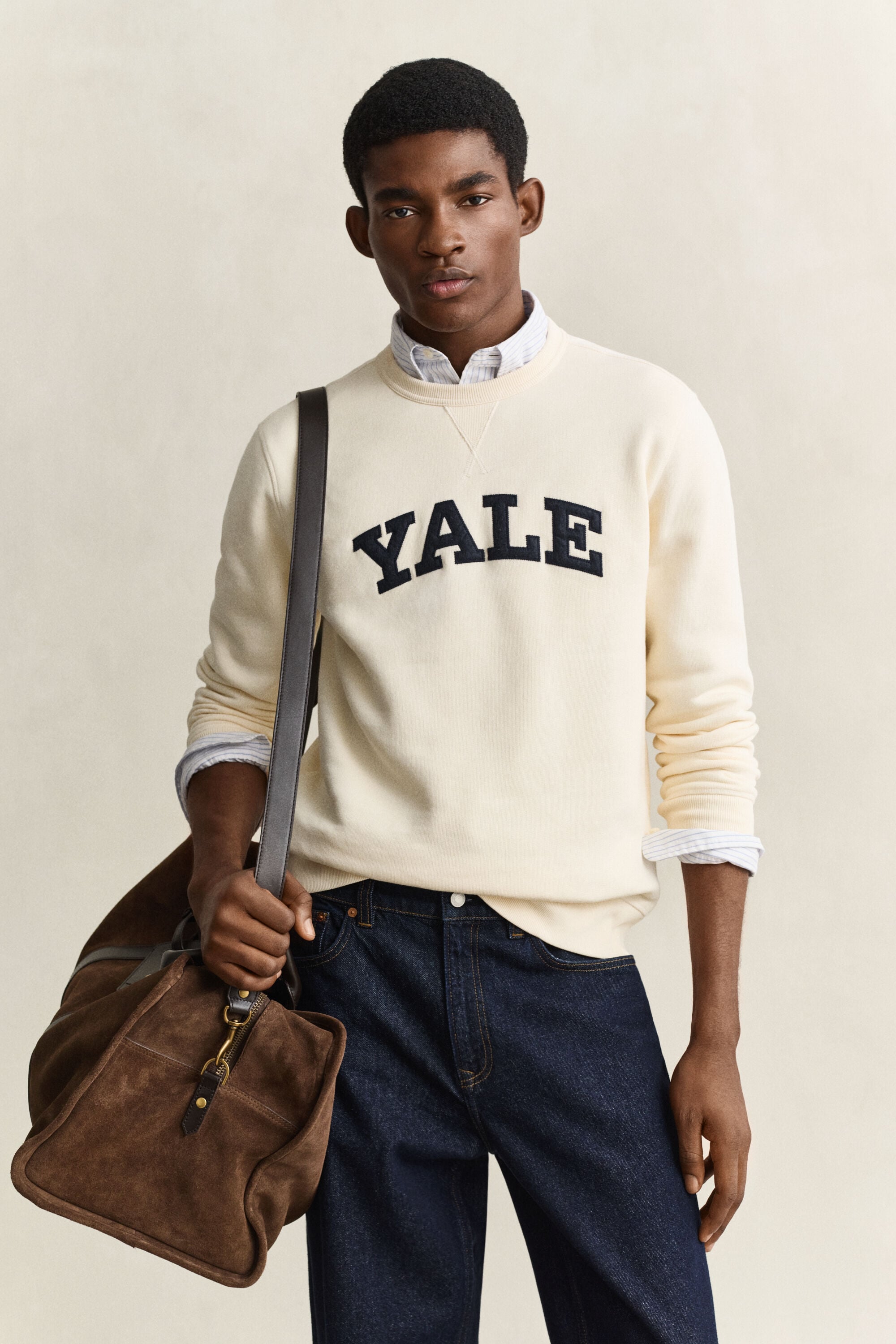 Gant x Yale sweatshirt med crewneck