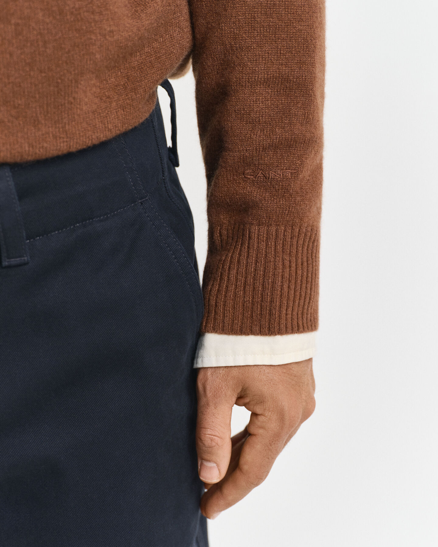 Crewneck sweater af kashmir