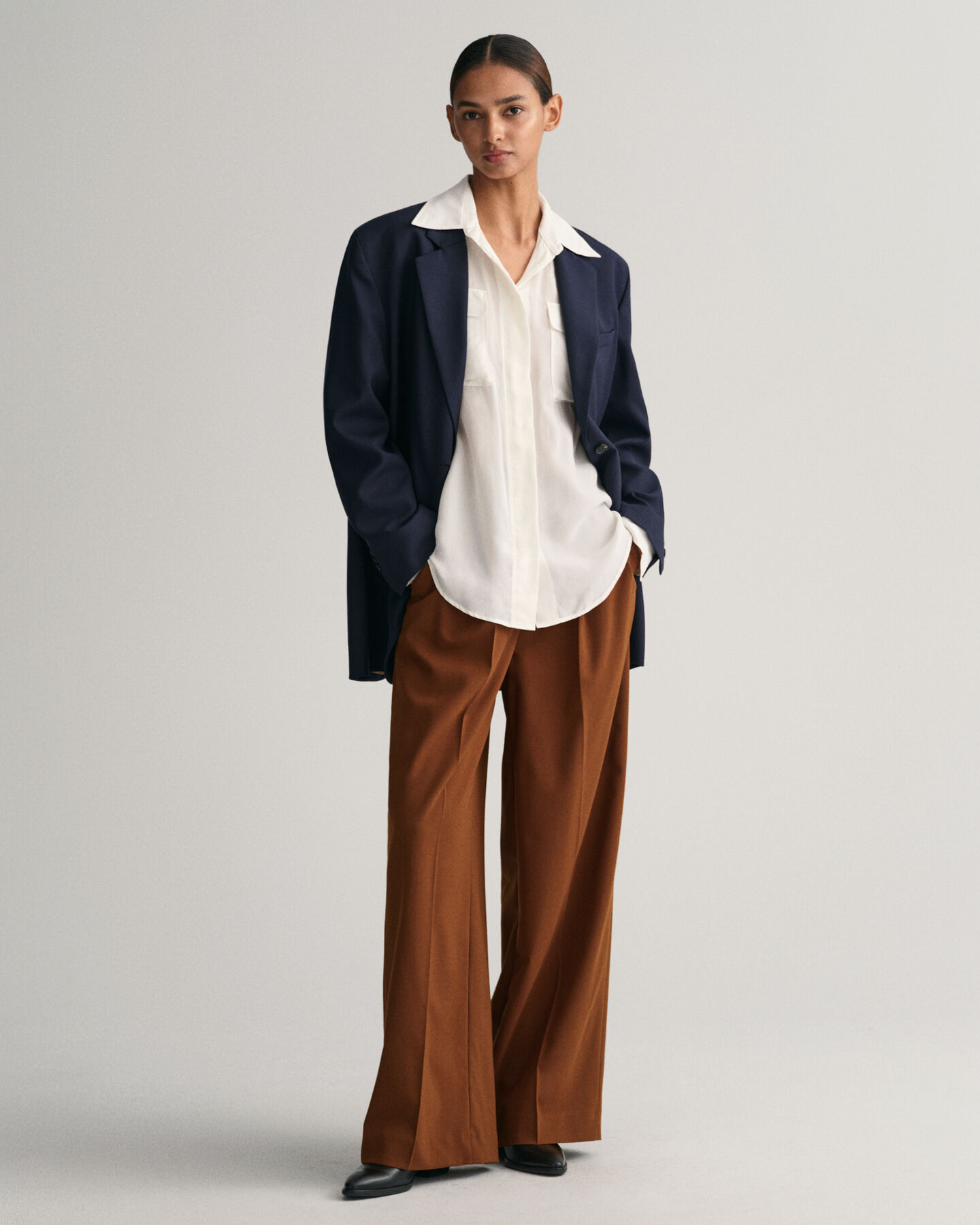 Relaxed fit utility-skjorte