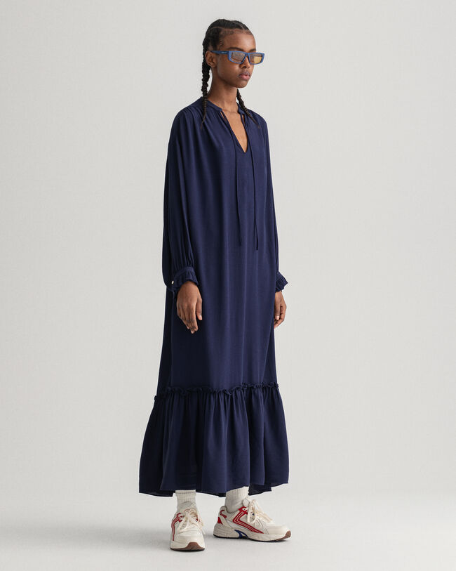 Wrinkle popover kjole