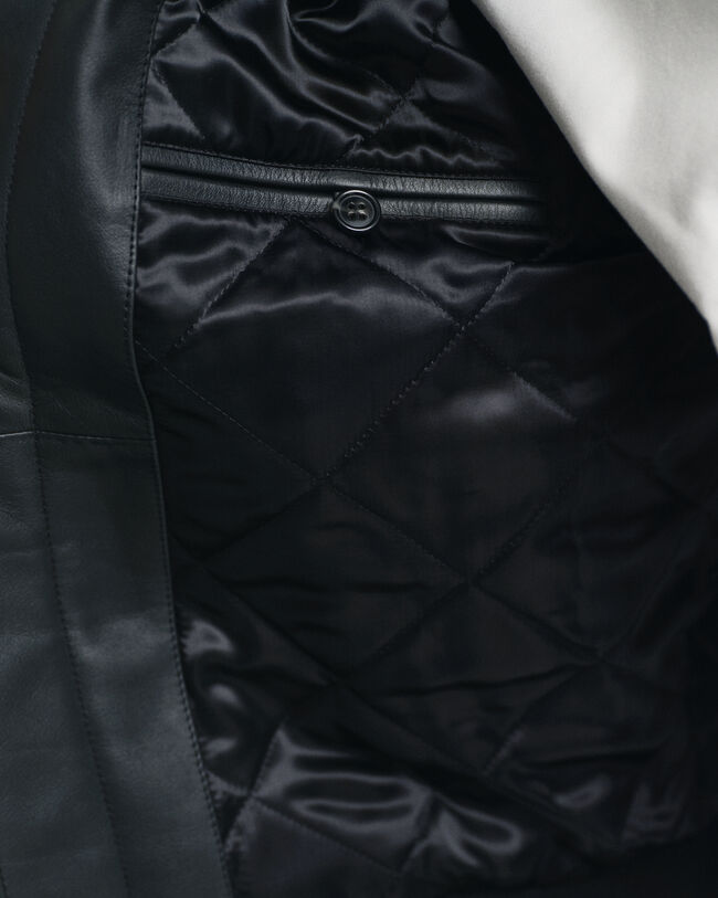 GANT Varsity Jacket af læder