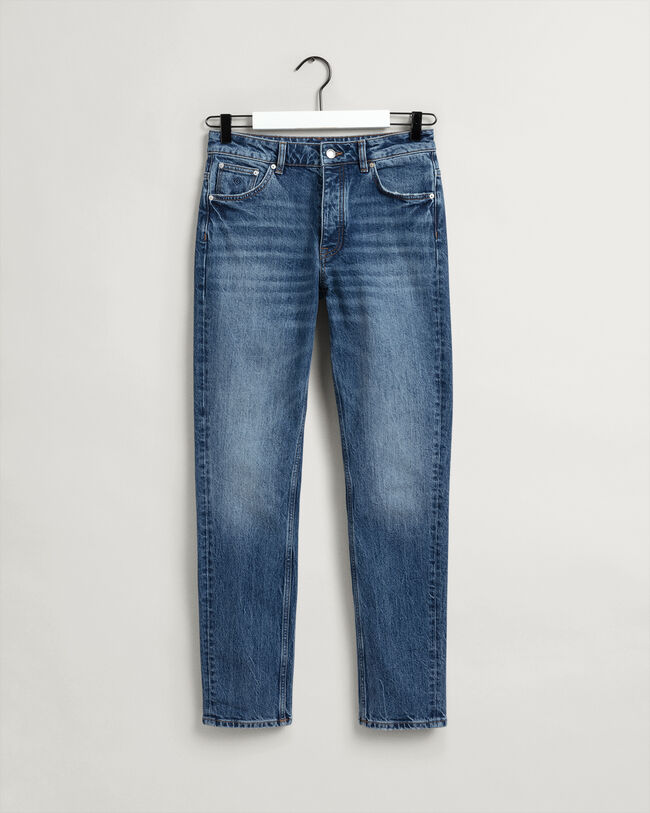 Hayle Regular fit jeans med gylp med knapper