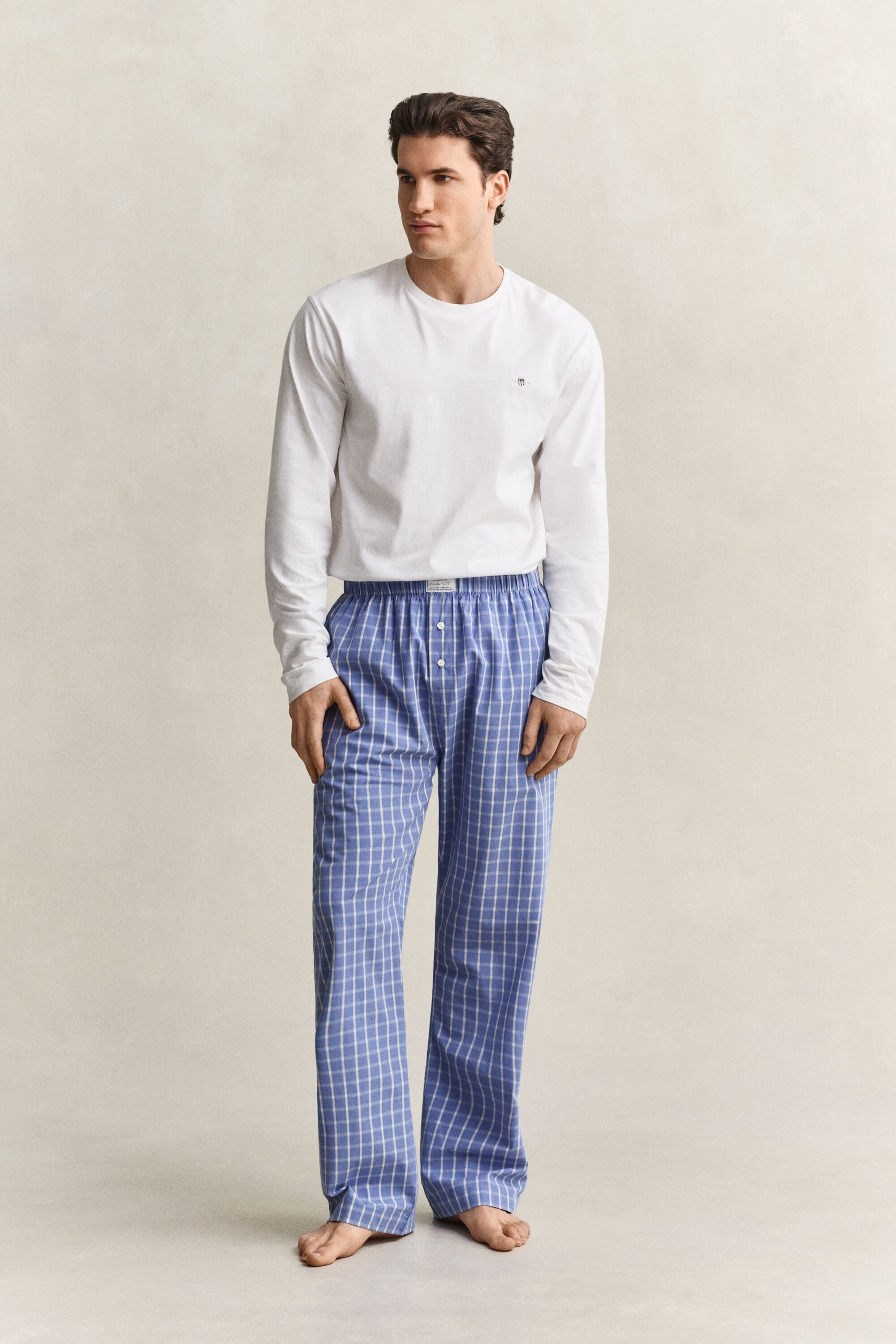 Ternede pyjamasbukser