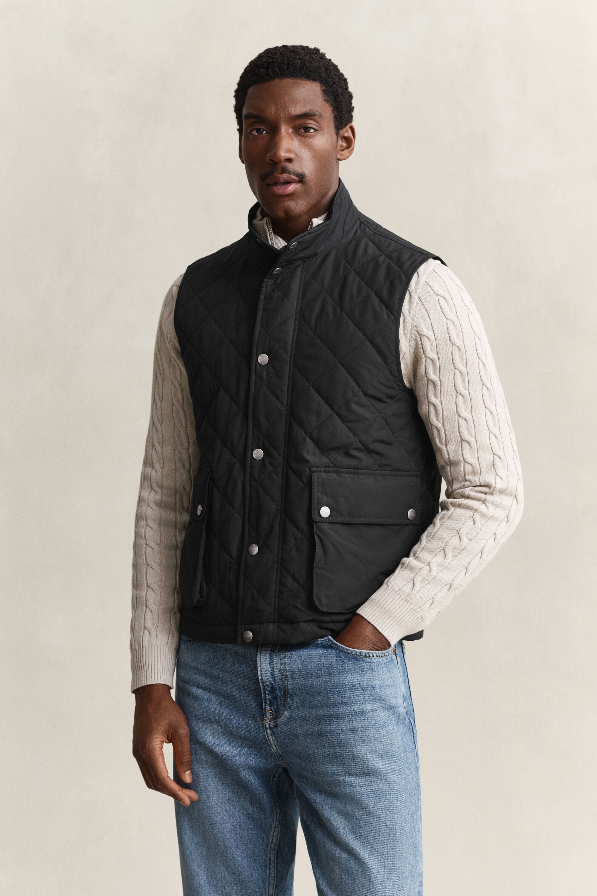 Quiltet vest
