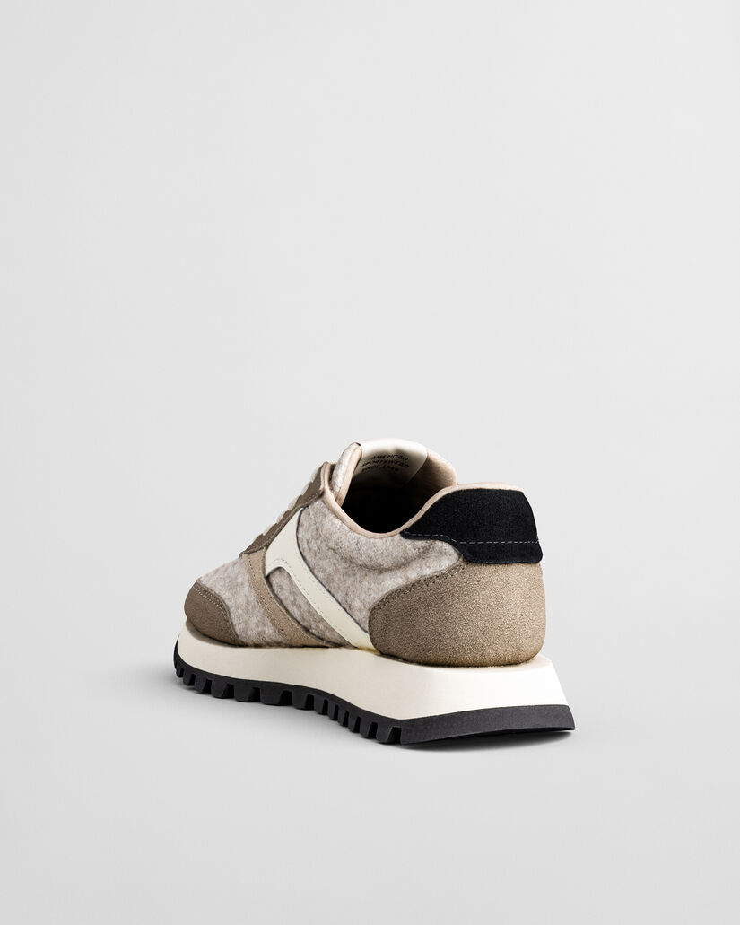 Caffay sneakers af ruskind og uld
