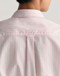 Regular fit gingham poplin skjorte