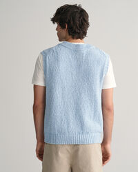 Nopret tekstureret bomuldsvest