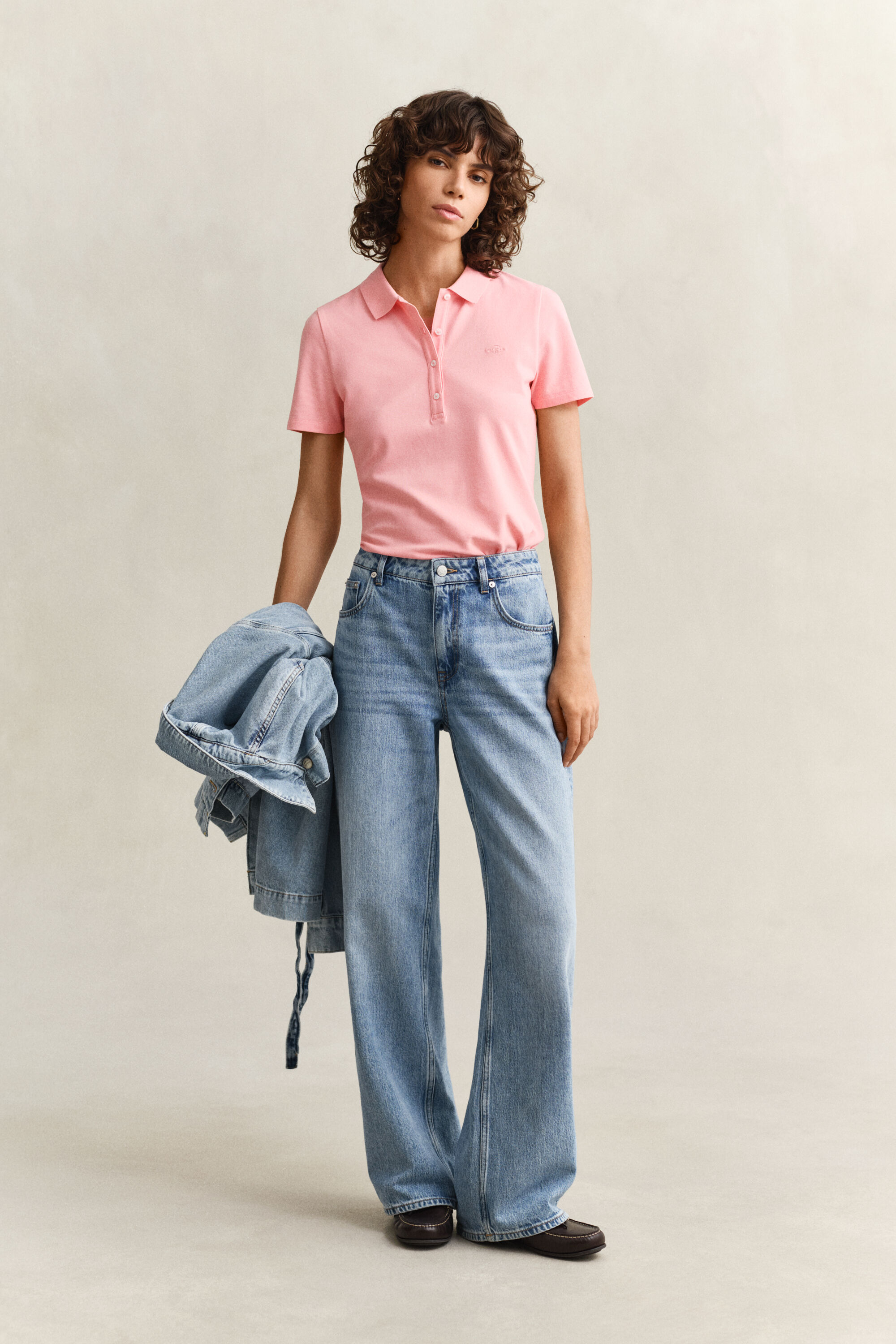 Slim fit poloskjorte