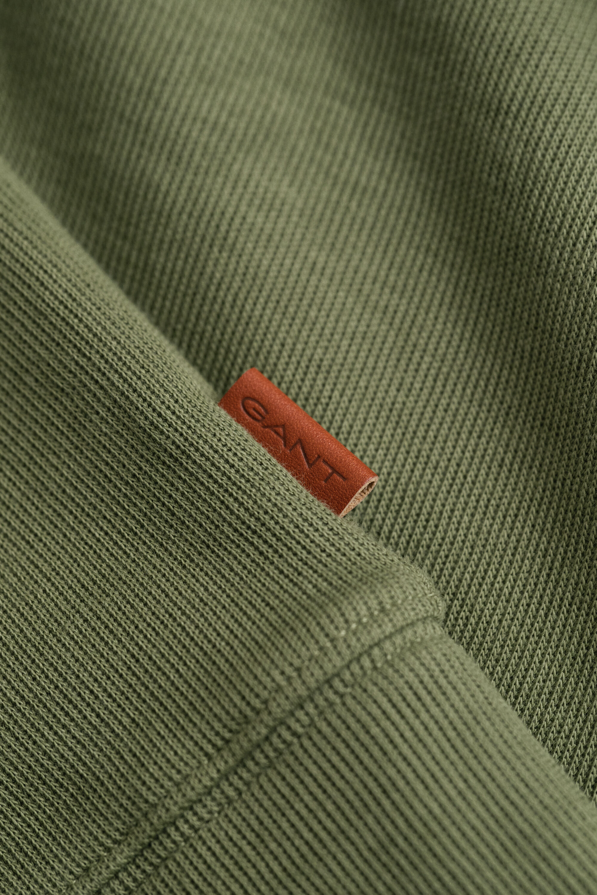 Sacker Rib sweatshirt med halv lynlås