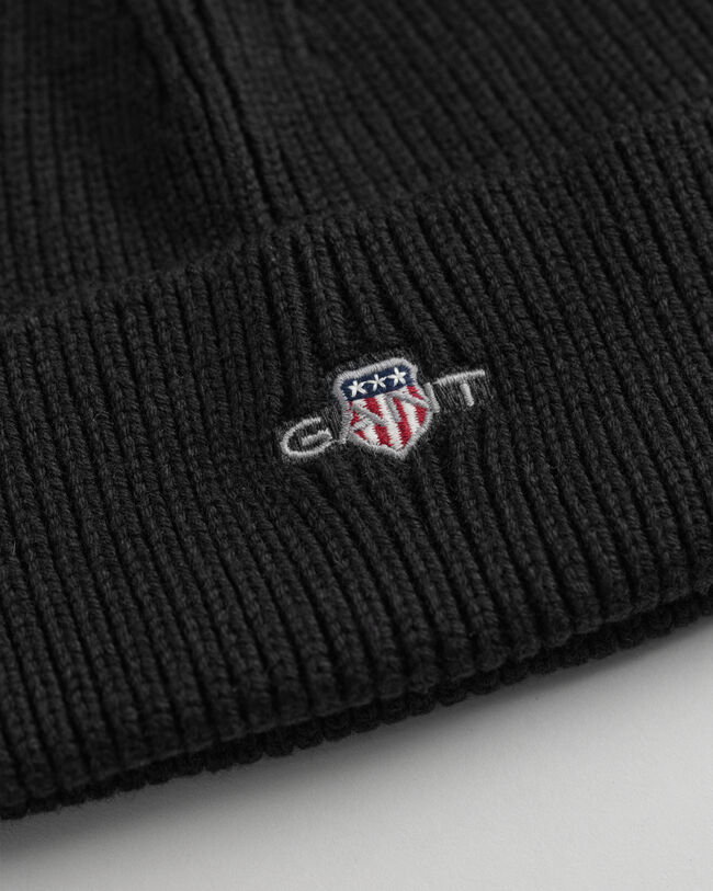 Teens Shield beanie af bomuld