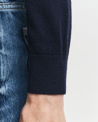 Crewneck sweater af ekstra fin merinould