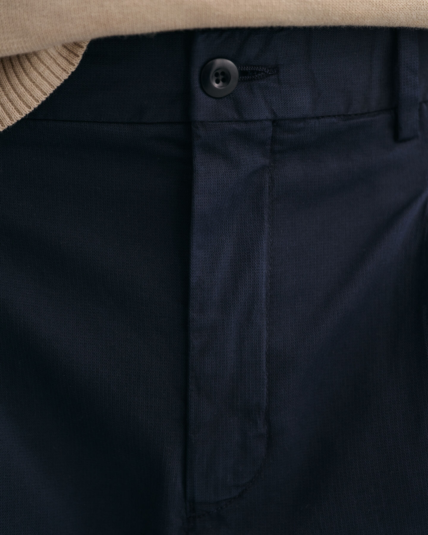 Relaxed fit tilspidsede jakkesæt-bukser af bomuld