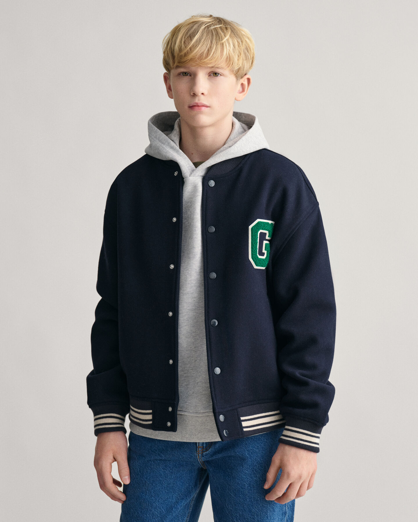 Teens Varsity Jacket i uld
