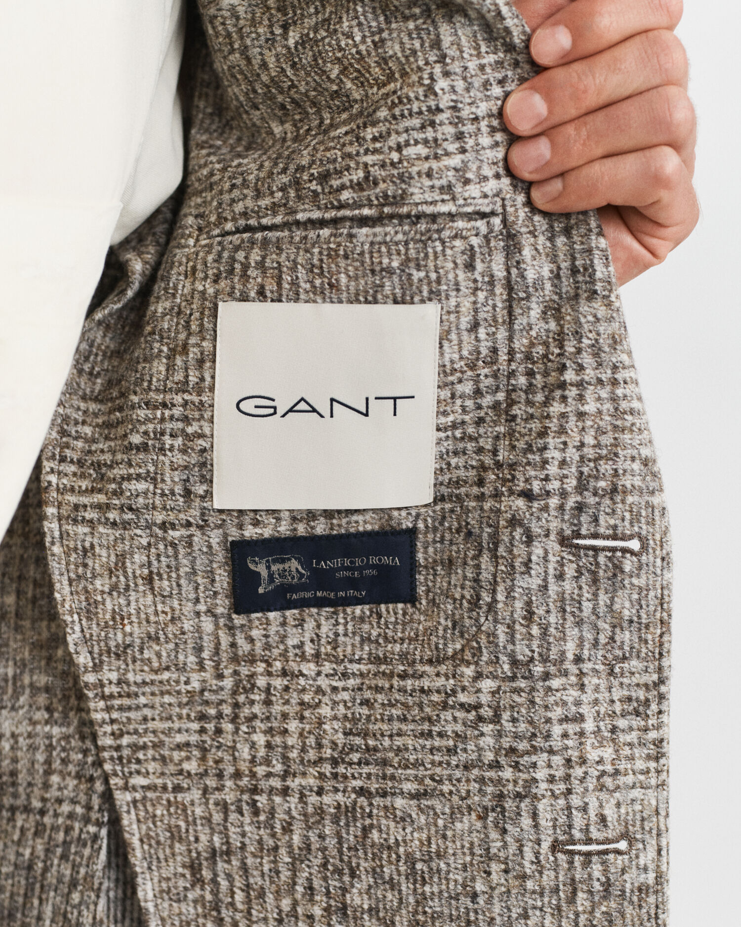 Ternet strikket blazer