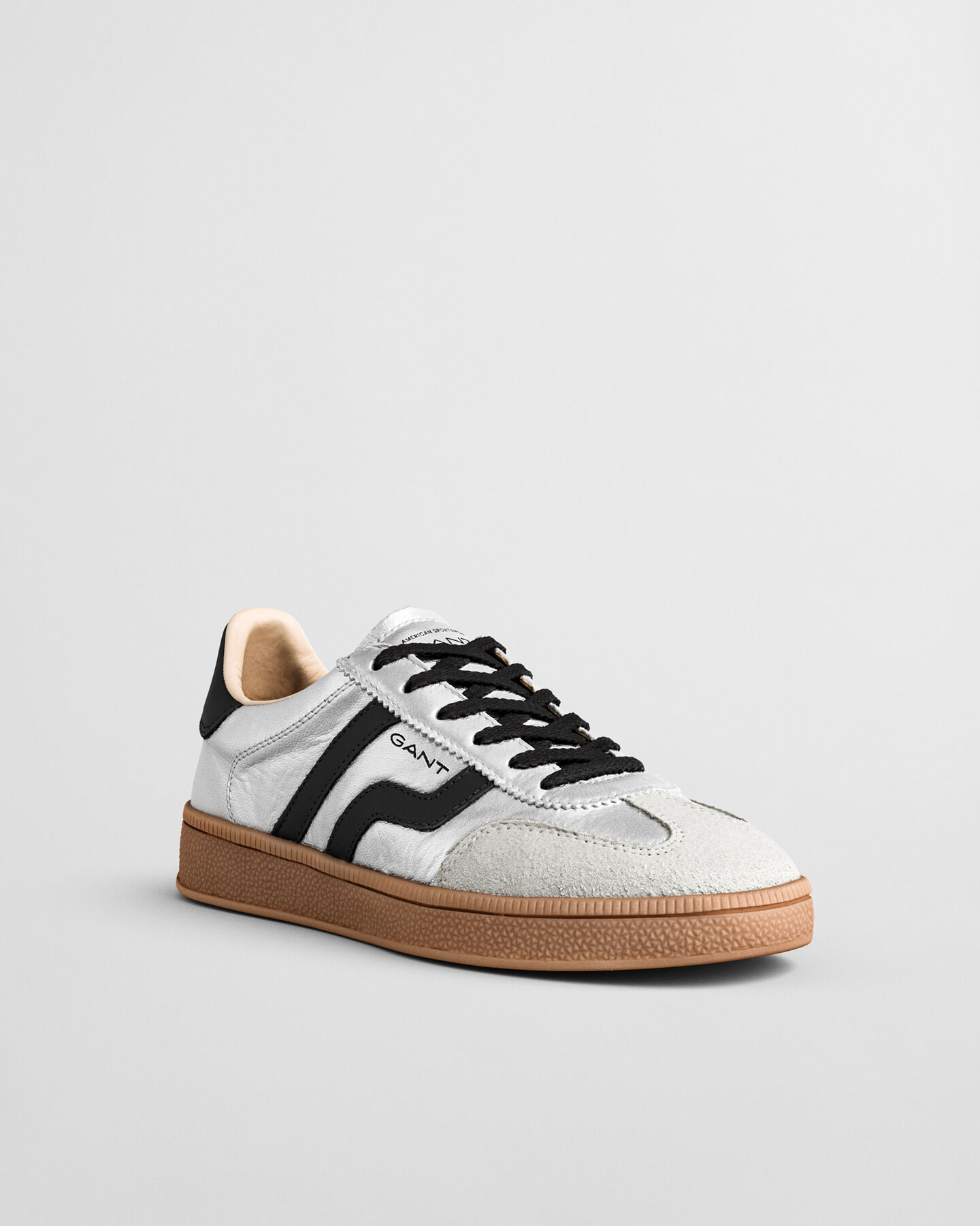 Cuzima metalliske lædersneakers