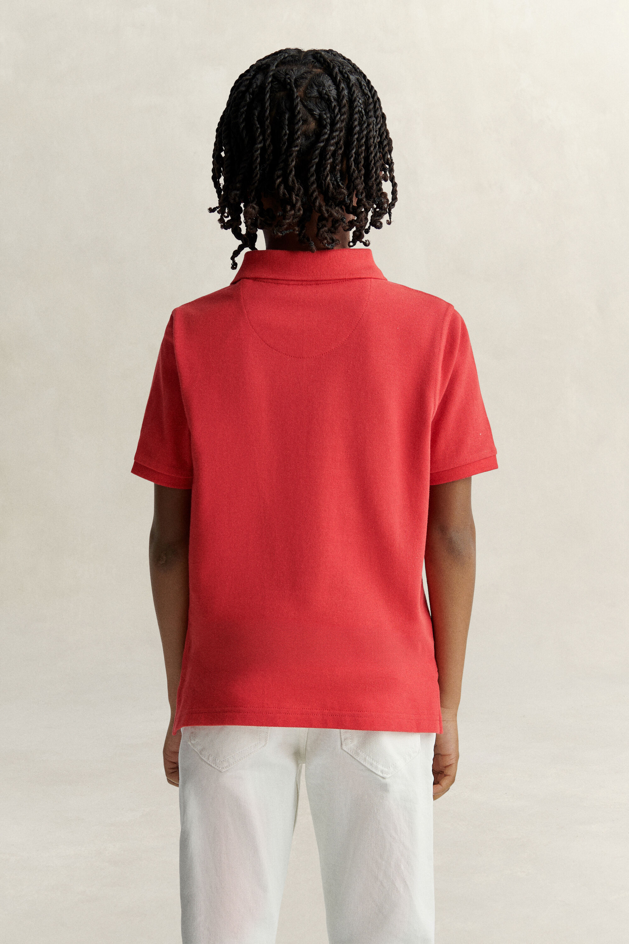 Teens Shield piqué poloskjorte