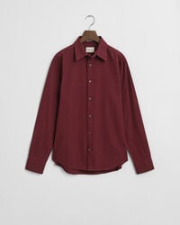 Regular fit melange flannelskjorte