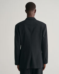 Relaxed Fit jakkesæt-blazer med nålestriber