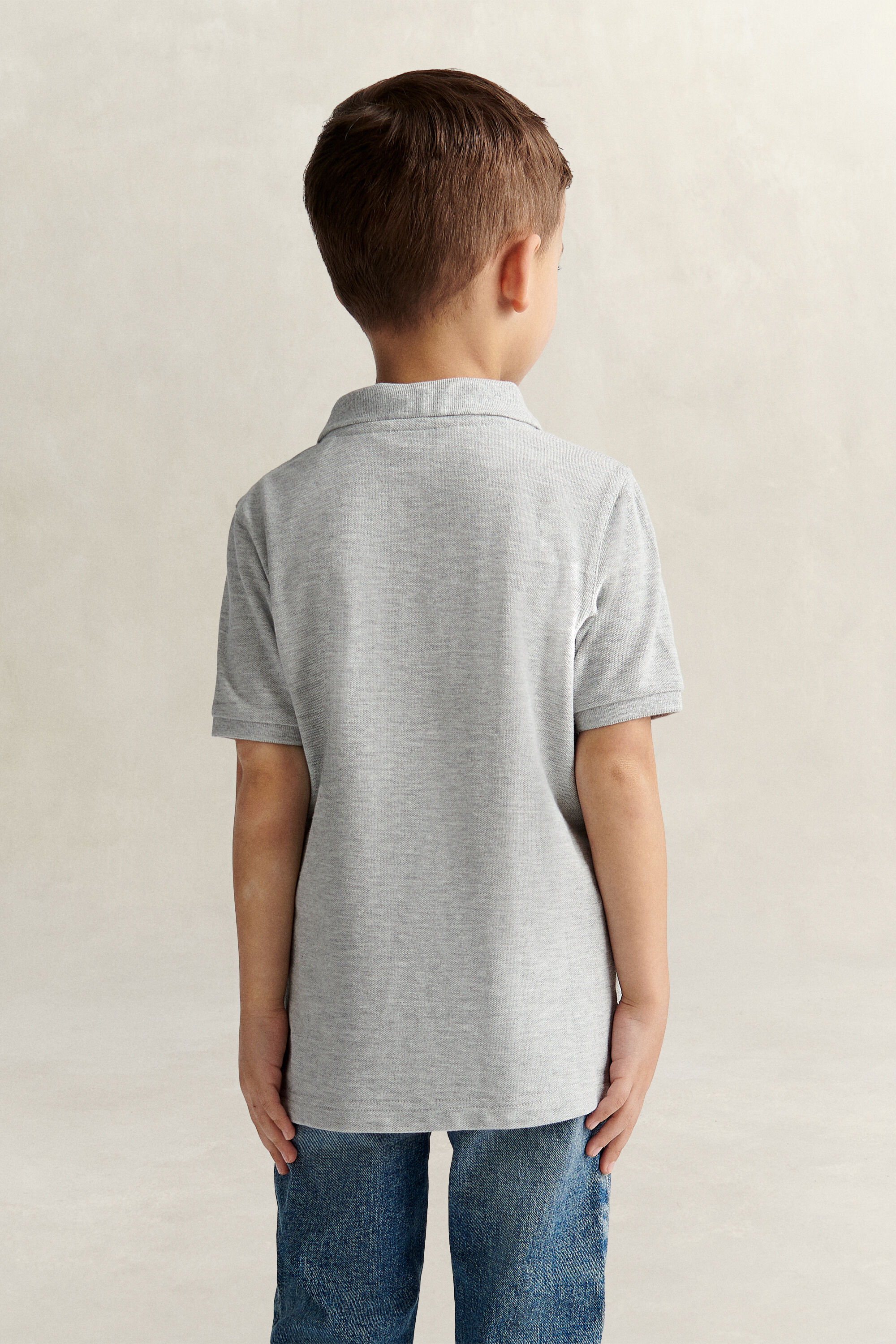 Kids Shield piqué poloskjorte