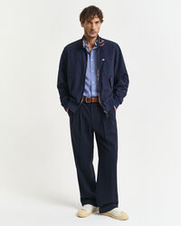 Regular fit klassisk gingham poplin-skjorte med korte ærmer