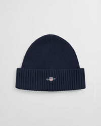 Logo beanie i bomuldsblanding