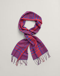 Ternet vævet tørklæde i merinould