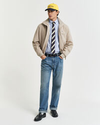 Regular fit klassisk stribet Oxford-skjorte