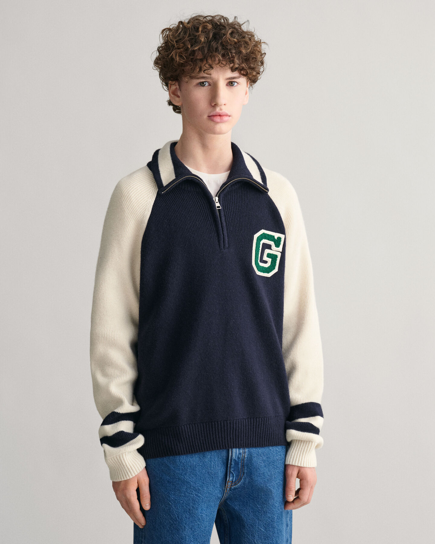 Teens strikket GANT Varsity sweater