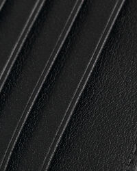 Kortholder af læder med lynlås