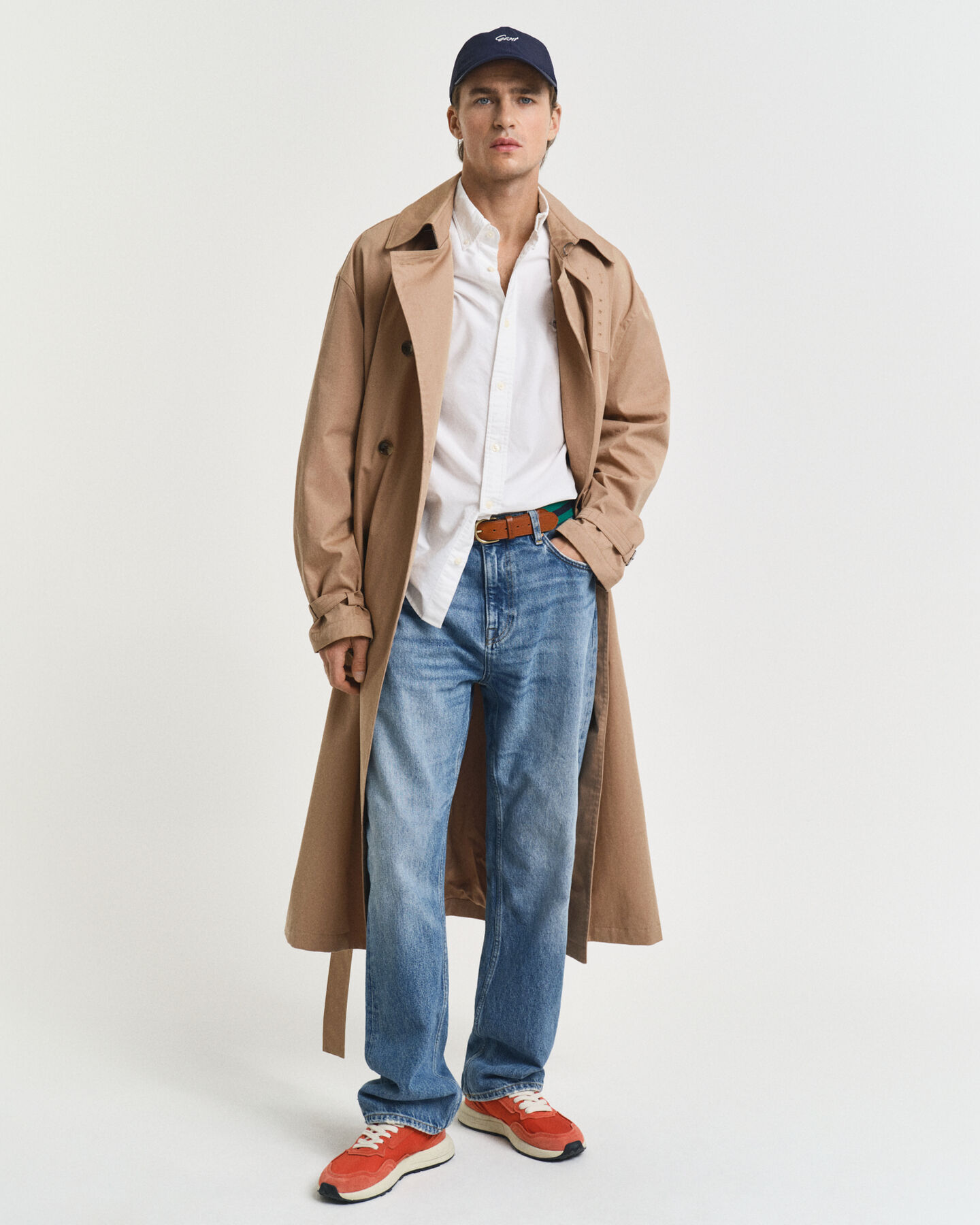 Slim fit klassisk Oxford-skjorte