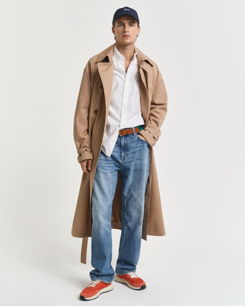 Slim fit klassisk Oxford-skjorte