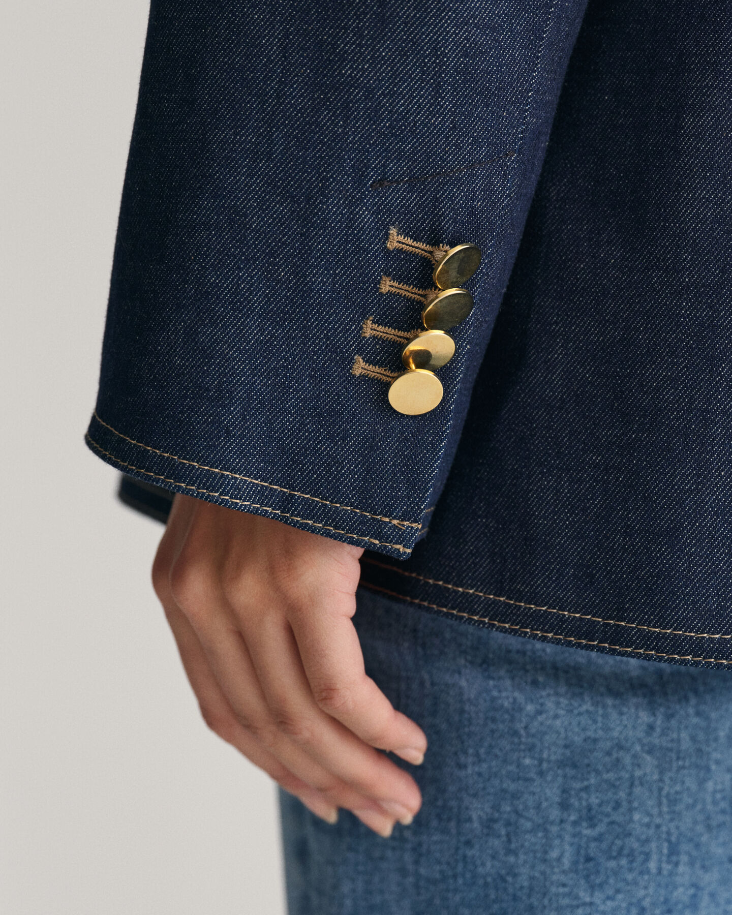 Regular fit denim Club Blazer