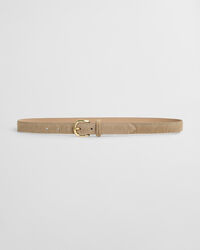 Læderbælte med ponyhår